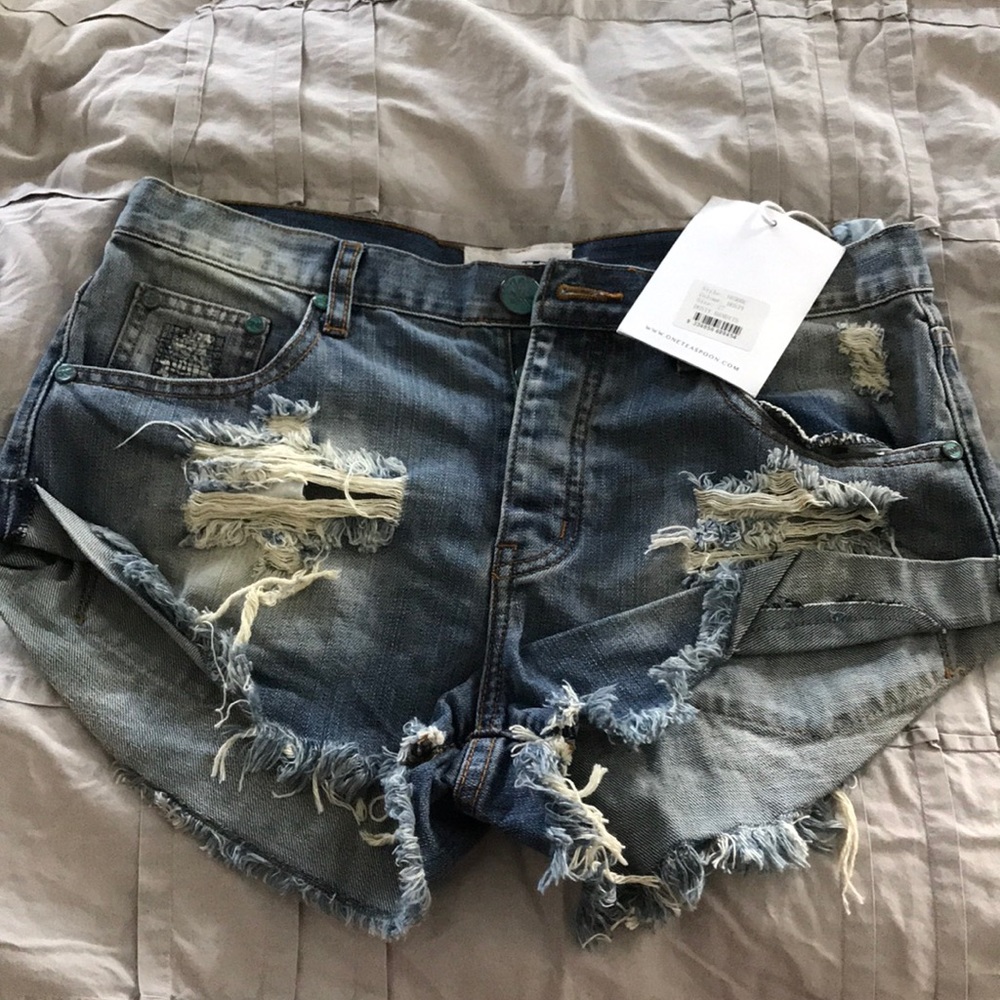 One Teaspoon Denim Shorts